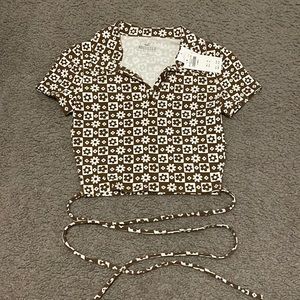 Hollister wrap baby-tee polo NEW